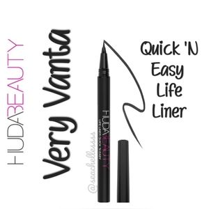 Huda Beauty Quick 'N Easy Life Liner | Very Vanta Black | Brand New in Box